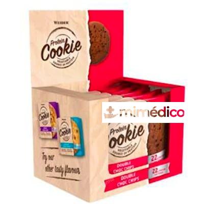WEIDER PROTEIN COOKIE DOUBLE CHOCO CHIP 90GRX12UDS. WEIDER