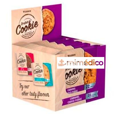 WEIDER PROTEIN COOKIE CARAMEL CHOCO FUDGE 90GRX12UDS. WEIDER
