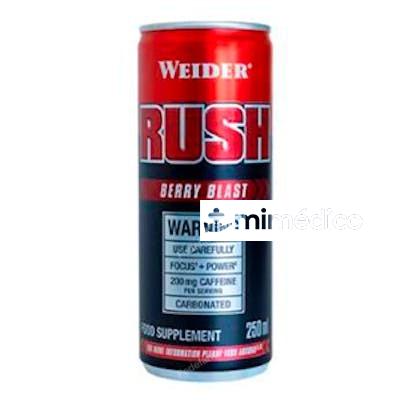 WEIDER RUSH BEBIDA BERRYBLAST 250MLX24UDS. WEIDER