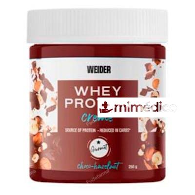 WEIDER WHEY PROTEIN CREME CHOCO HAZELNUT 250GR. WEIDER