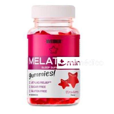 WEIDER MELATONINA FRESA 60GUMMIES. WEIDER