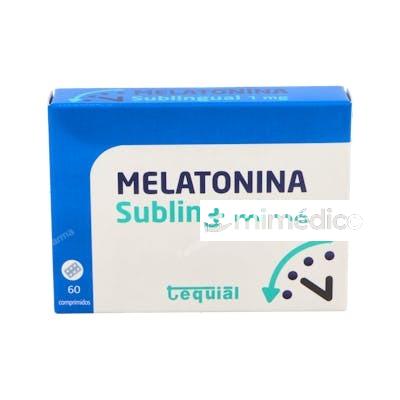 MELATONINA PURA 1MG, 60COMP, TEQUIAL