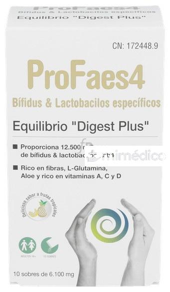 PROFAES4 DIGEST PLUS 10 SOBRES         FAES FARMA