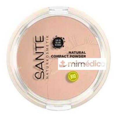 MAQUILLAJE COMPACTO 01 COOL IVORY 9GR. SANTE NATURKOSMETIK