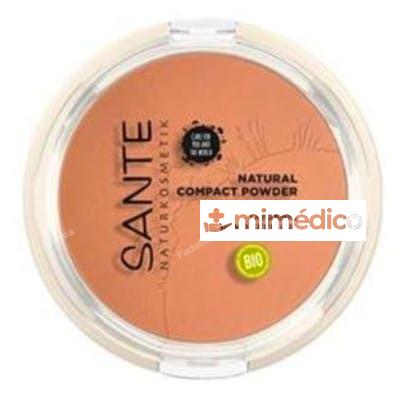 MAQUILLAJE COMPACTO 03 WARM HONEY 9GR. SANTE NATURKOSMETIK