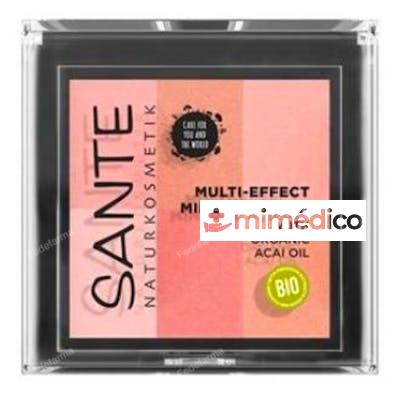 COLORETE MULTI EFFECT 6 TONOS 01 CORAL 8GR. SANTE NATURKOSMETIK