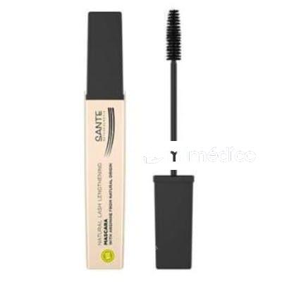 MASCARA DE PESTAÑAS EXTENSION NATURAL 01 BLACK 8ML SANTE NATURKOSMETIK