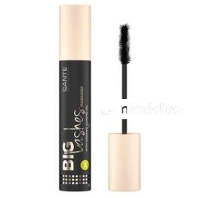 MASCARA DE PESTAÑAS BIG LASHES 01 BLACK 10ML. SANTE NATURKOSMETIK