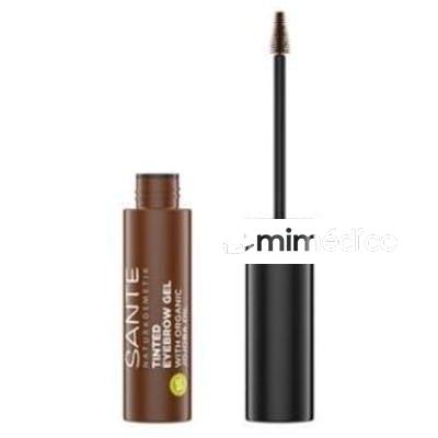 GEL TRATANTE CEJAS COLOR 02 BROWNIE 3,5ML. SANTE NATURKOSMETIK