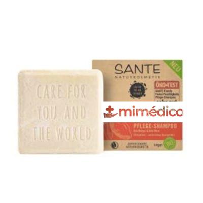 CHAMPU SOLIDO HIDRATANTE MANGO-ALOE 60GR BIO VEGAN SANTE NATURKOSMETIK