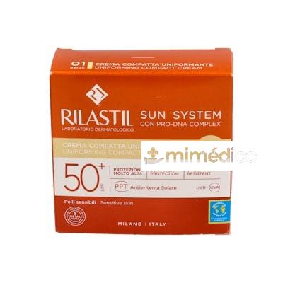 RIL SUN SYSTEM 50+ COMPACTO BEIGE 10GR. CUMLAUDE - RILASTIL