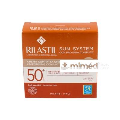 RIL SUN SYSTEM 50+ COMPACTO DORE 10GR. CUMLAUDE - RILASTIL