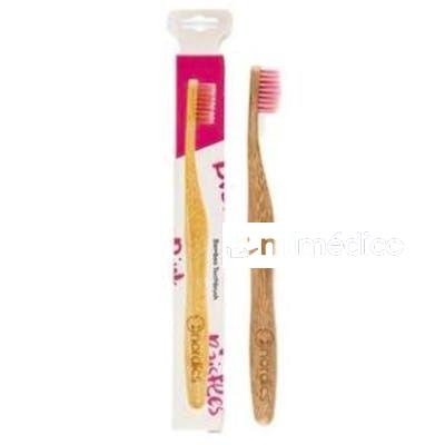 CEPILLO DENTAL BAMBU - ROSA NORDICS ORAL CARE