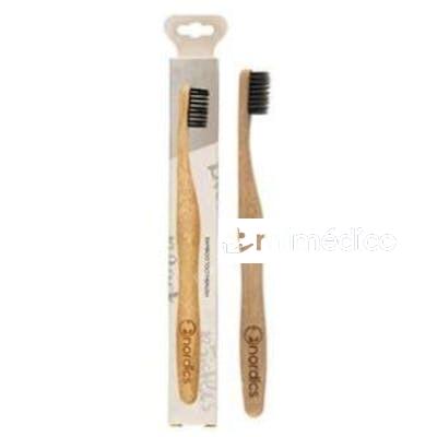 CEPILLO DENTAL BAMBU - CARBON BINCHOTAN NORDICS ORAL CARE