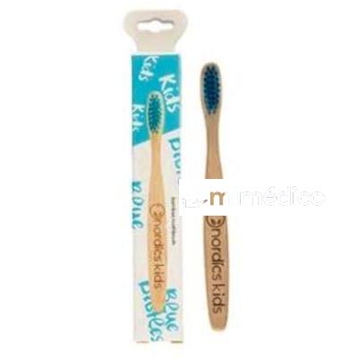 CEPILLO DENTAL BAMBU NINOS - AZUL NORDICS ORAL CARE