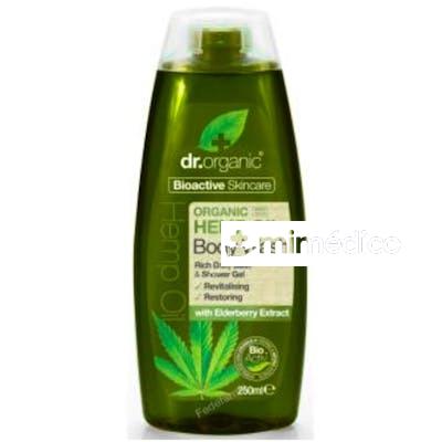 GEL DE BANO Y DUCHA ACEITE CANAMO ORGANICO 250ML. DR. ORGANIC
