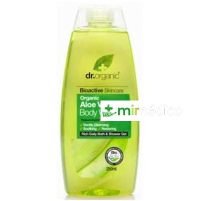 GEL DE BANO Y DUCHA ALOE VERA ORGANICO 250ML. DR. ORGANIC