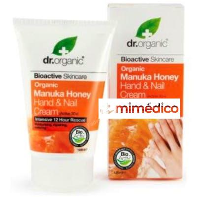 CREMA DE MANOS Y UÑAS MIEL DE MANUKA 125ML. DR. ORGANIC