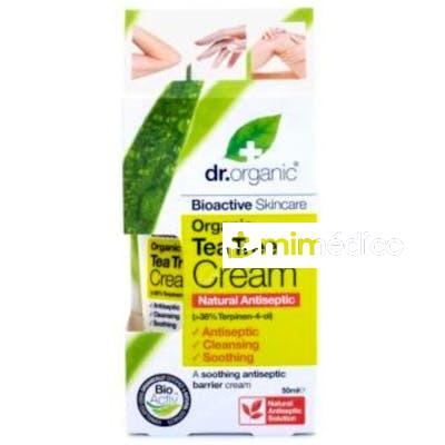 CREMA ANTISEPTICA ARBOL DEL TE ORGANICO 50ML. DR. ORGANIC