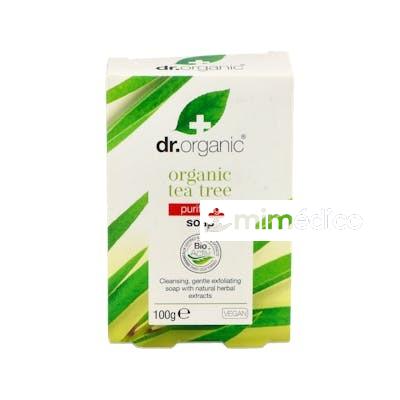 JABON EN PASTILLA ARBOL DEL TE ORGANICO 100GR. DR. ORGANIC