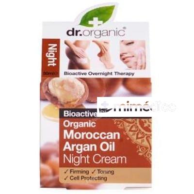 CREMA DE NOCHE ACEITE ARGAN MARROQUI 50ML. DR. ORGANIC