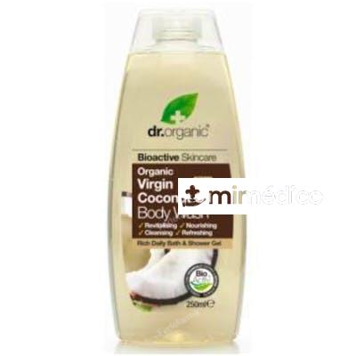 GEL DE BANO ACEITE COCO ORGANICO 250ML. DR. ORGANIC