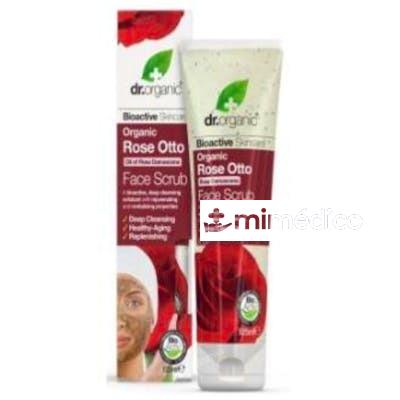 EXFOLIANTE FACIAL ROSA DE DAMASCO 125ML. DR. ORGANIC