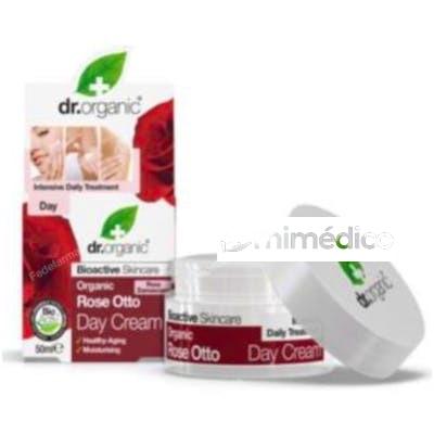 CREMA DE DIA ROSA DE DAMASCO 50ML. DR. ORGANIC