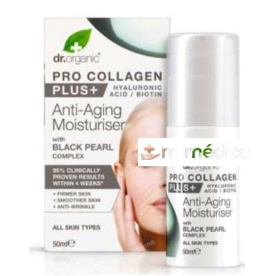 CREMA ANTIEDAD PRO-COLLAGEN PLUS PERLA NEGRA 50ML. DR. ORGANIC