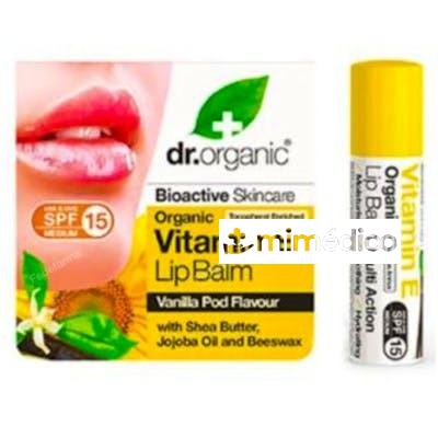 SKIN CLEAR BALSAMO LABIAL VITAMINA E 5,7ML. DR. ORGANIC