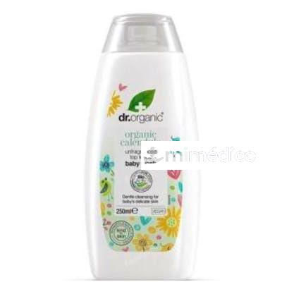 CHAMPU-GEL DE BANO CALENDULA PARA BEBE 250ML. DR. ORGANIC