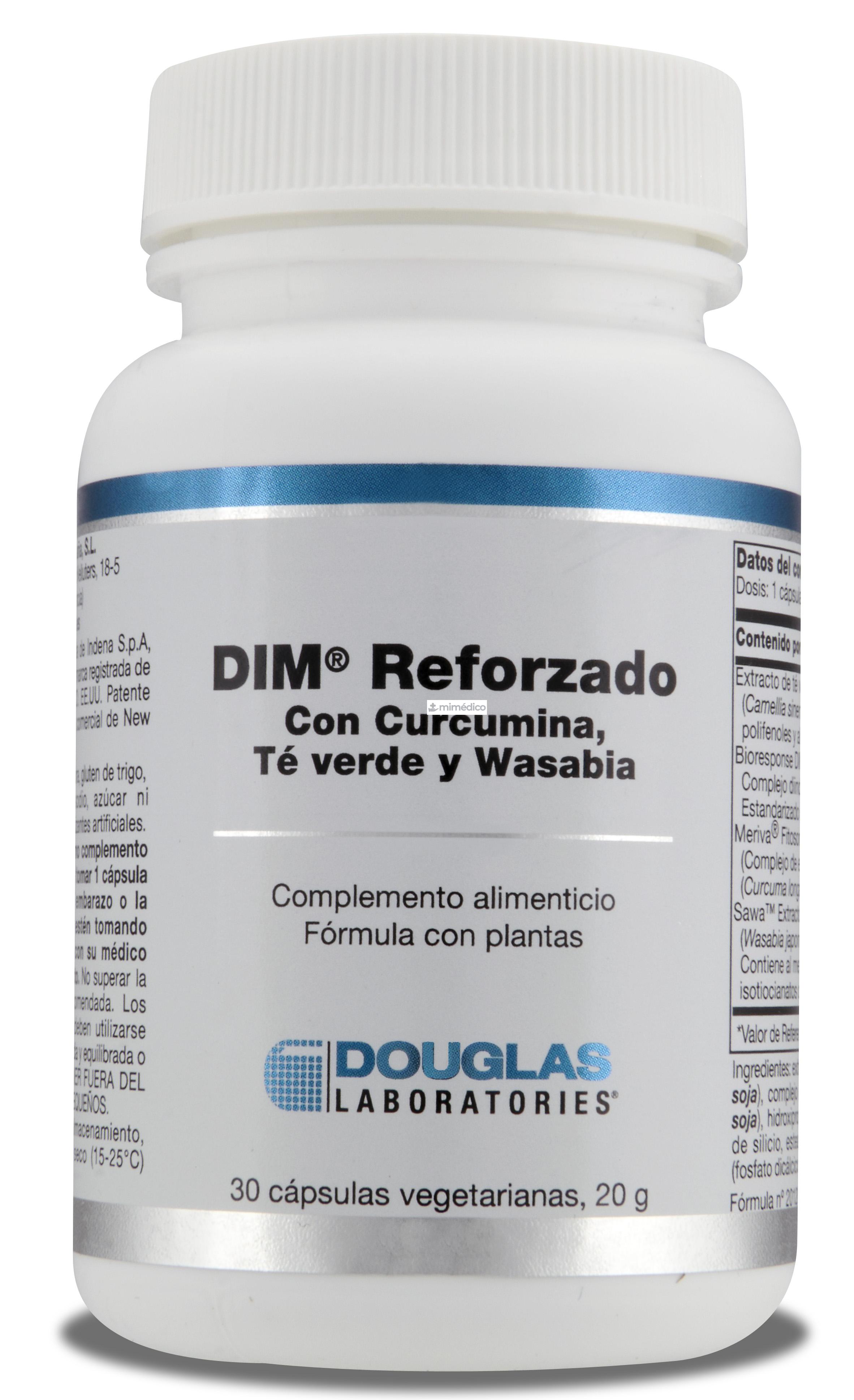 DIM REFORZADO (CURCUMINA TE VERDE WASABIA) 30CAP VEG DOUGLAS