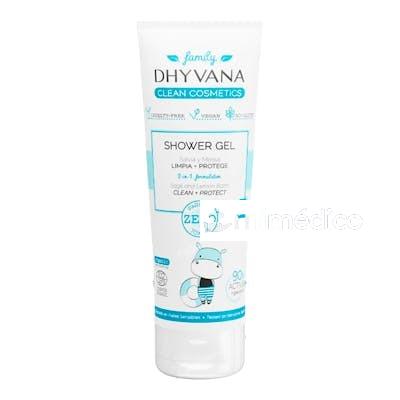 GEL DE DUCHA FAMILIAR  SALVIA Y MELISA 200ML. ECO DHYVANA