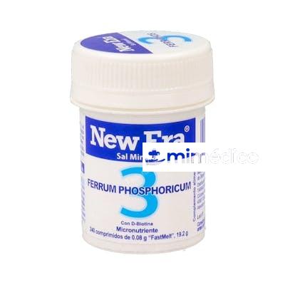 SAL SCHUSSLER Nº3 FERRUM PHOSPHORICUM 240COMP. NEW ERA