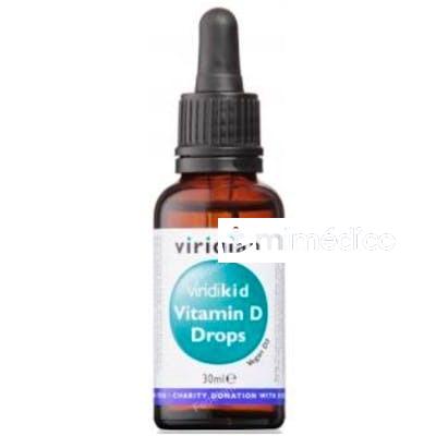 VIRIKID VIT D3 400IU VEGANA 30ML. VIRIDIAN