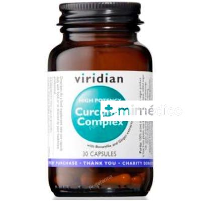 CURCUMINA COMPLEX ALTA POTENCIA 30CAP.VEG. VIRIDIAN