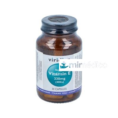 VITAMIN E 330MG. NATURAL 30CAP.VEG. VIRIDIAN
