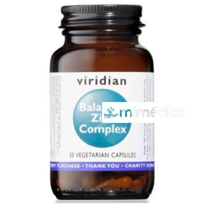 BALANCED ZINC COMPLEX 30CAP.VEG. VIRIDIAN