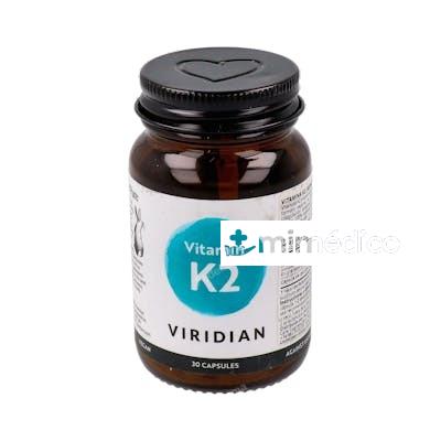 VITAMINA K2 50UG 30CAP.VEG. VIRIDIAN