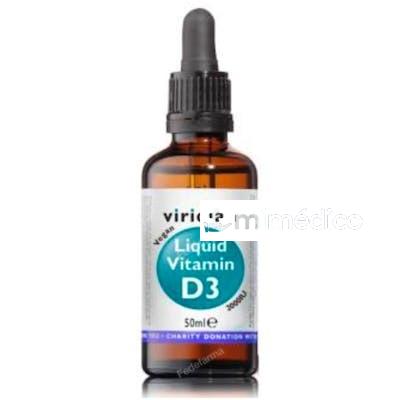 VITAMINA D3 2000IU LIQUIDA VEGANA 50ML. VIRIDIAN