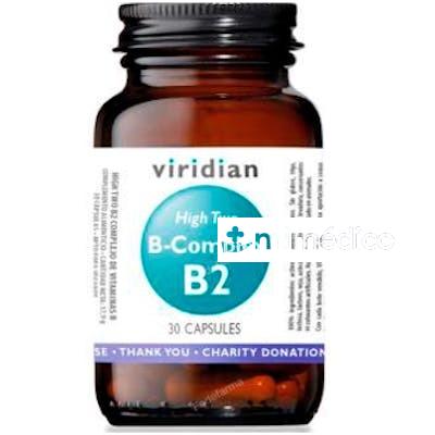 HIGH TWO B COMPLEX B2 30VCAP. VIRIDIAN