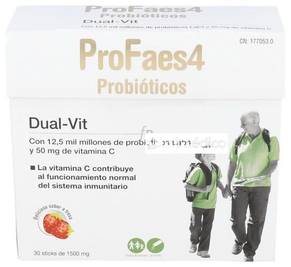 PROFAES4 DUAL VIT 30 STICKS            FAES FARMA