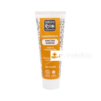DENTIFRICO ENCIAS SANAS PROPOLEO-CLAVO 75ML. BIO NATURABIO COSMETICS