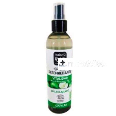 SPRAY DESENREDANTE VITALIDAD ALOE-MANZANA 200ML. NATURABIO COSMETICS