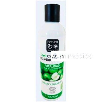 CHAMPU-ACONDICIONADOR 2EN1 VITALIDAD 250ML. NATURABIO COSMETICS