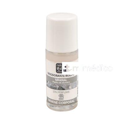 DESODORANTE MINERAL PIEDRA ALUMBRE ROLL-ON 50M BIO NATURABIO cosmetics
