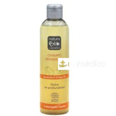 CHAMPU REPARADOR AGUACATE-GINKGO 250ML. NATURABIO cosmetics