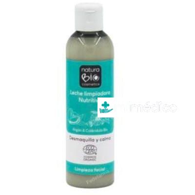 LECHE LIMPIADORA NUTRITIVA ARGAN-CALENDULA 216GR. NATURABIO COSMETICS