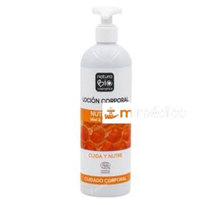 LOCION CORPORAL NUTRITIVA MIEL-AVENA 500ML. BIO NATURABIO COSMETICS
