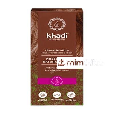 TINTE HERBAL COLOR CASTANO AVELLANA 100GR. KHADI